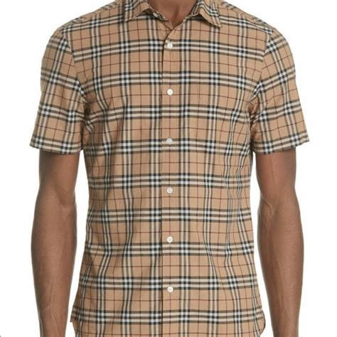 burberry short sleeve jacket|burberry short sleeve button up.